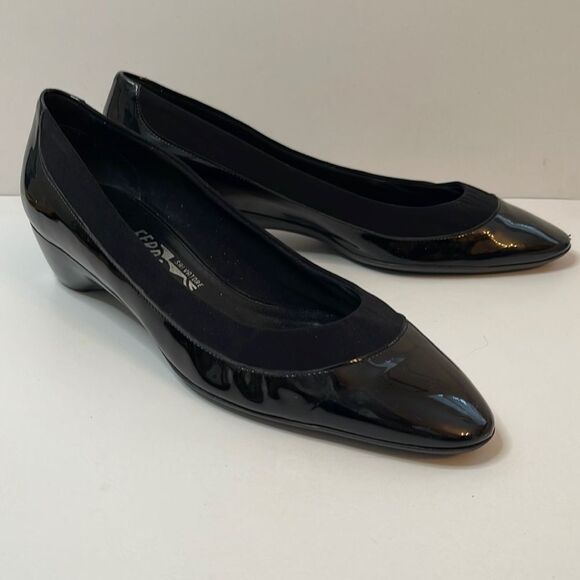 Salvatore Ferragamo Shoes - Salvatore Ferragamo Patent Leather Pumps